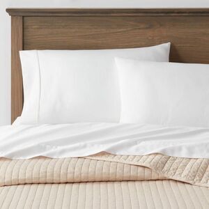 Threshold - Twin/Twin Extra Long Washed Cotton Sateen Quilt Kh Khaki